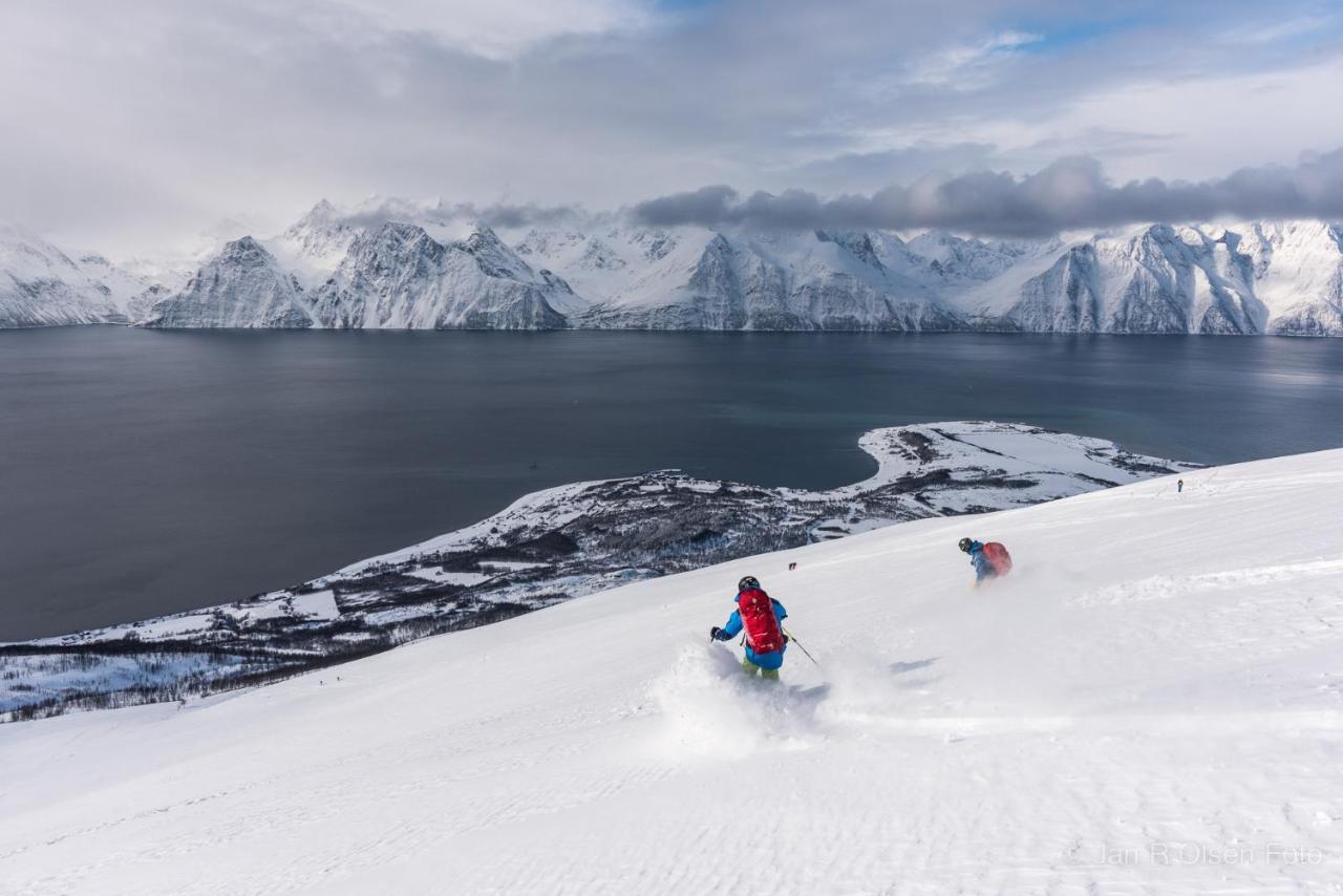 Lyngenfjord,Odins Hus Apartman Olderdalen Kültér fotó