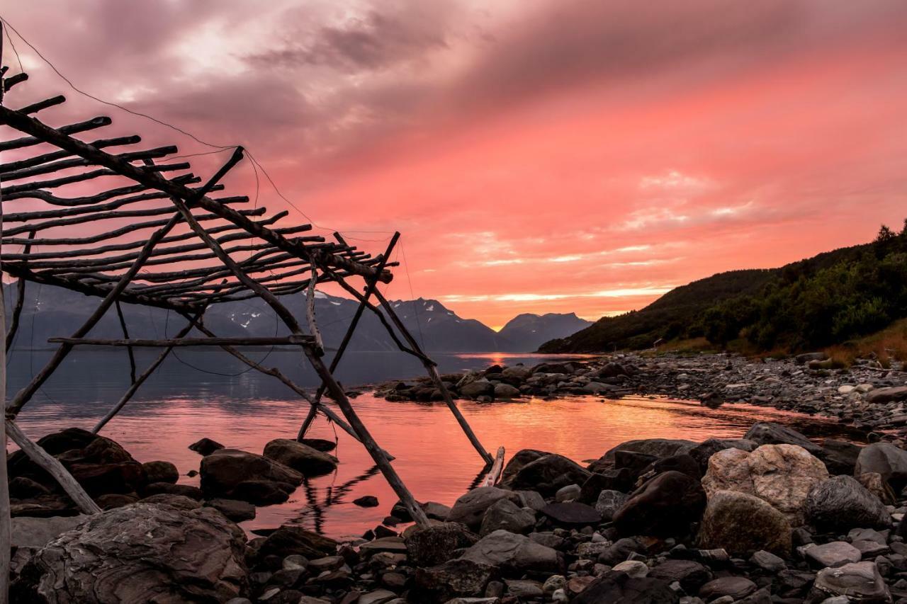 Lyngenfjord,Odins Hus Apartman Olderdalen Kültér fotó